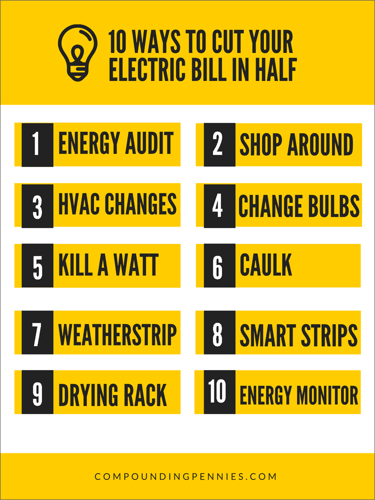 Cut Your Electric Bill In Half